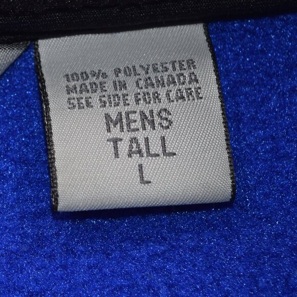 Eddie Bauer Men's Radiator Fleece 1/4-Zip Pullover Blue Size Large Tall - Picture 3 of 4